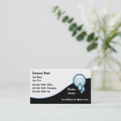 Cartes de visite de tuyauterie (Debout devant)