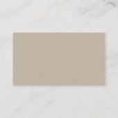 Cartes de visite de vache (Dos)