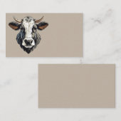 Cartes de visite de vache (Devant / Derrière)