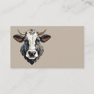 Cartes de visite de vache