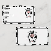 Cartes de visite de vache (Devant / Derrière)