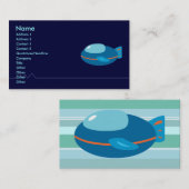 Cartes de visite de vaisseau spatial (Devant / Derrière)