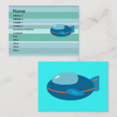 Cartes de visite de vaisseau spatial (Devant / Derrière)