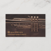 Cartes de visite de valves de trompette (Dos)