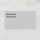 Cartes de visite de véhicules de transport de taxi (Dos)