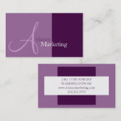 Cartes de visite de vente (Devant / Derrière)