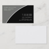 Cartes de visite de vente d'affaires (Devant / Derrière)