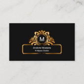 Cartes de visite de vente d'antiquités classiques (Devant)