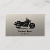 Cartes de visite de vente et de service de moto (Devant)