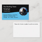 Cartes de visite De Ventes Et D'Installation De To (Devant / Derrière)