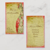 Cartes de visite de Versailles Marie Antoinette (Devant / Derrière)