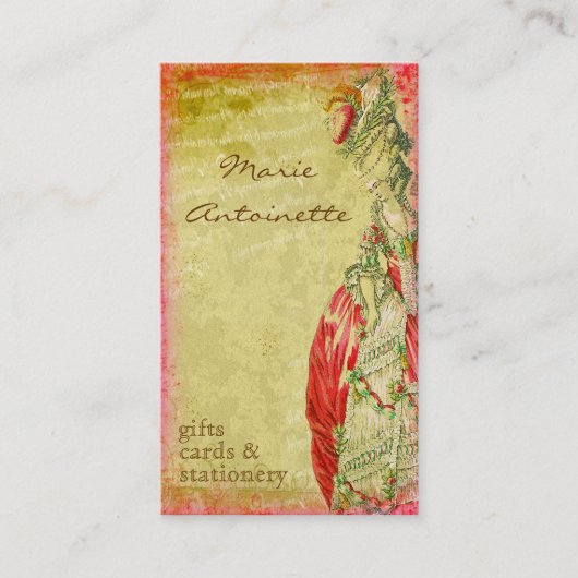 Cartes de visite de Versailles Marie Antoinette (Devant)