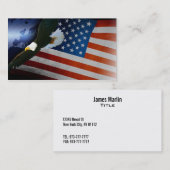 Cartes de visite de vétérans (Devant / Derrière)