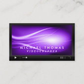 Cartes de visite de Videographer (Devant)