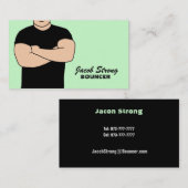 Cartes de visite de videur (Devant / Derrière)