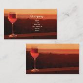 Cartes de visite de vin (Devant / Derrière)