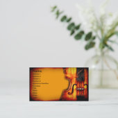 Cartes de visite de violon (Debout devant)