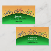 Cartes de visite de visite de vélo (Devant / Derrière)