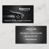 Cartes de visite de voiture (Devant / Derrière)