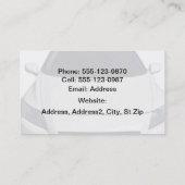 Cartes de visite de voiture d'importation (Dos)