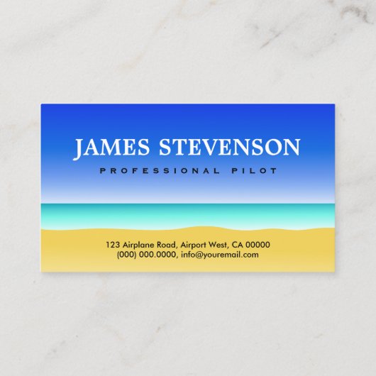 Cartes de visite de vols Pittoresques de pilotes p (Dos)