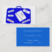 Cartes de visite de voyage (Devant / Derrière)