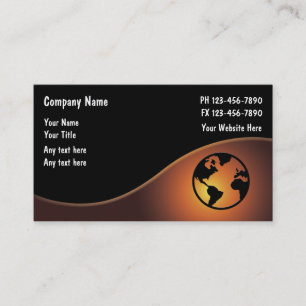 Cartes de visite de voyage
