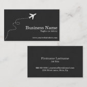 Cartes de visite de voyage modernes et simples (Devant / Derrière)