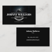 Cartes de visite de voyageur personnalisables (Devant / Derrière)