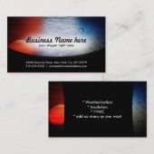 Cartes de visite de Weatherization (Devant / Derrière)