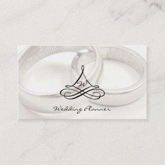 Cartes de visite de wedding planner (Devant)