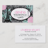 Cartes de visite de wedding planner (Devant / Derrière)