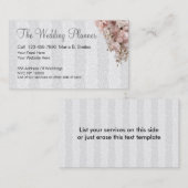 Cartes de visite de wedding planner (Devant / Derrière)