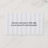 Cartes de visite de wedding planner (Dos)