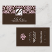 Cartes de visite de wedding planner (Devant / Derrière)