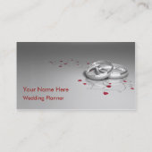 Cartes de visite de wedding planner (Dos)