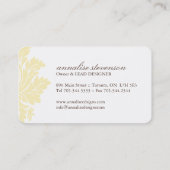 Cartes de visite de wedding planner et de (Dos)