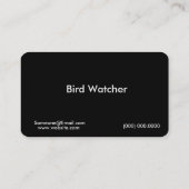 Cartes de visite de Woodpecker de l'Arizona (Dos)