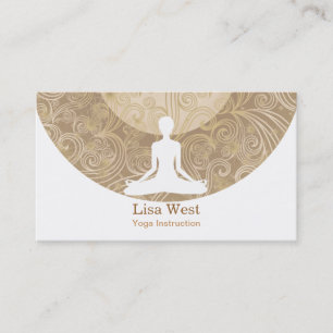 Cartes de visite de yoga