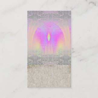 Cartes de visite de yoga de classe d'arc-en-ciel