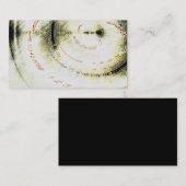 Cartes de visite de zodiaque d'argent d'astrologie (Devant / Derrière)