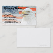 Cartes de visite d'Eagle (Devant / Derrière)