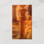 Cartes de visite d'échecs de jeu (Dos)