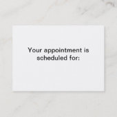 Cartes de visite d'échelle d'Adobe (Dos)