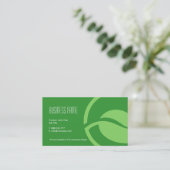 Cartes de visite d'écologiste (Debout devant)