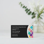 Cartes de visite décorateurs de maison (Debout devant)