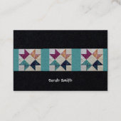 Cartes de visite d'édredon de batik (Dos)