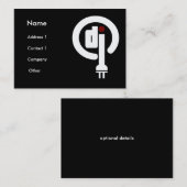 Cartes de visite Deejay (Devant / Derrière)