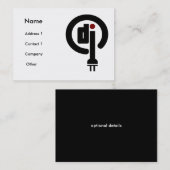 Cartes de visite Deejay (Devant / Derrière)