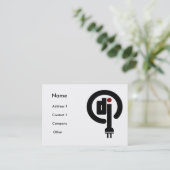 Cartes de visite Deejay (Debout devant)